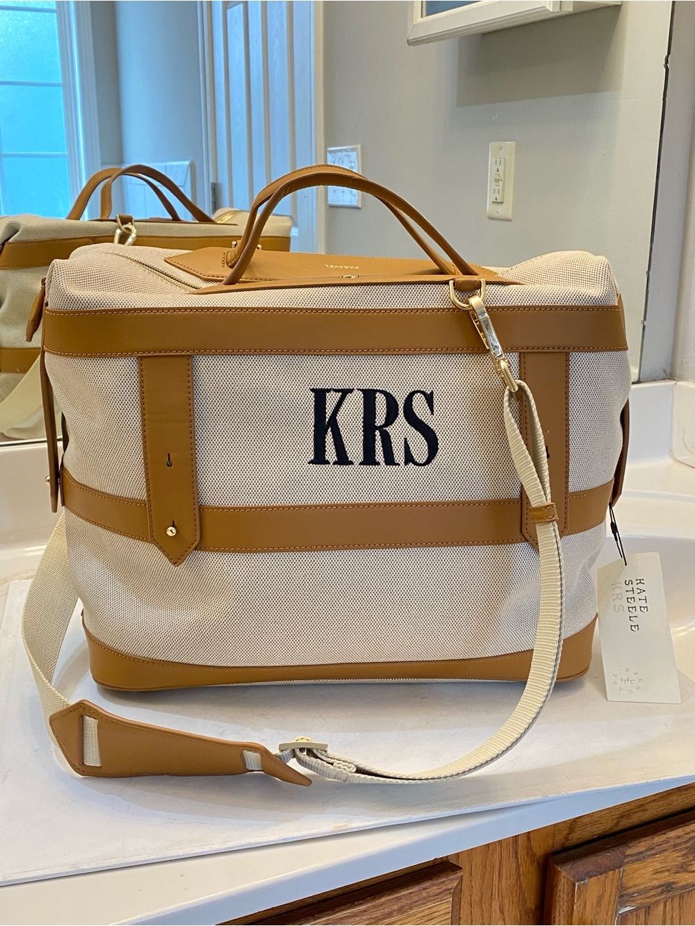 New..Paravel weekender bag, Kate Steele KRS monogram paravel bag new with tag